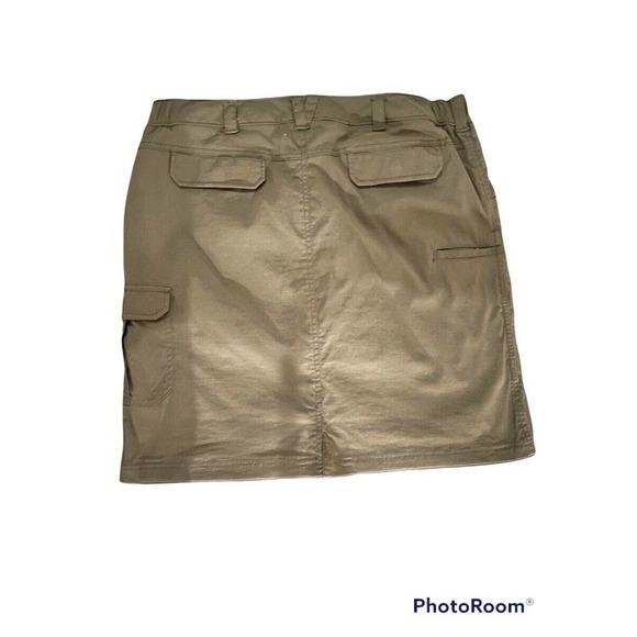 Duluth Trading Co Tan Cargo Skirt - Picture 2 of 7